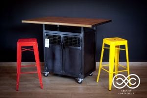 Lire la suite à propos de l’article Desserte – Bar portes grillagées