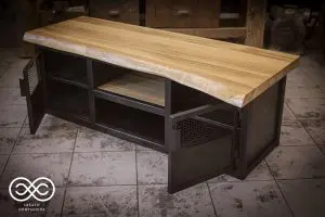Meuble TV live edge