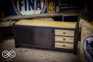 Buffet design industriel