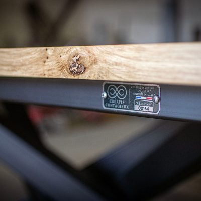 Table de salon mikado XXL