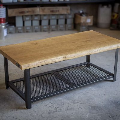 TABLE BASSE BORDS NATURELS - Artisan copie