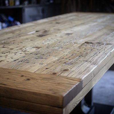TABLE D'EXCEPTION PIED FONTE - Menuisier copie