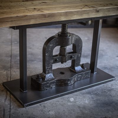 TABLE D'EXCEPTION PIED FONTE - Sur mesure copie
