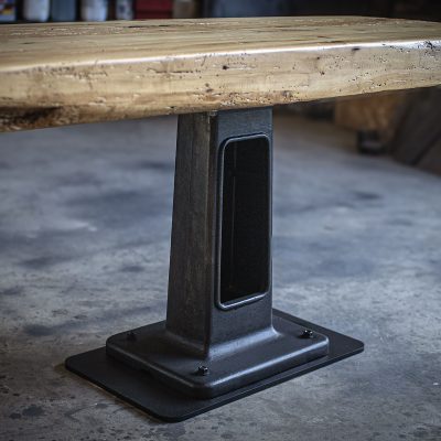 TABLE EN VIEILLE POUTRES - Industriel copie